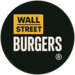 Wall Street Burgers logo.